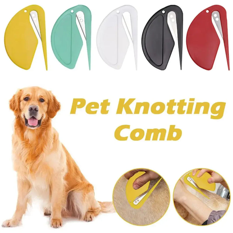 Pet Knotting Comb Effectively Painless Trim Hair Cat Hair Shedding Fur Knife Pet Comb Unknot Accessories Puppy Hot