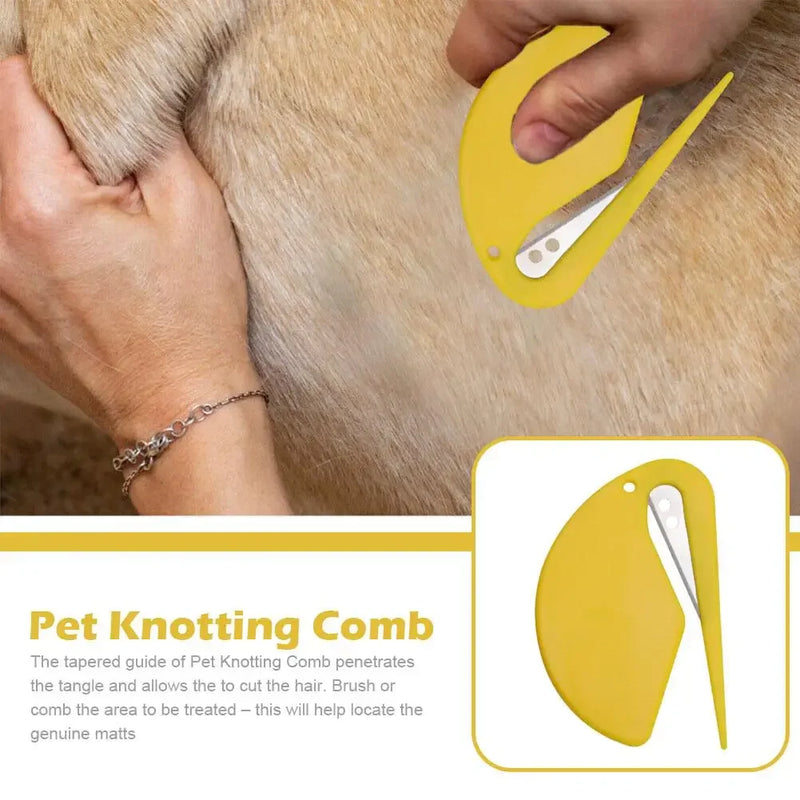 Pet Knotting Comb Effectively Painless Trim Hair Cat Hair Shedding Fur Knife Pet Comb Unknot Accessories Puppy Hot